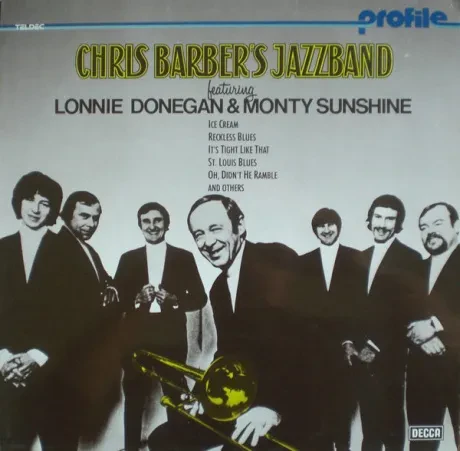 CHRIS BARBER - Chris Barber's Jazzband Featuring Lonnie Donegan & Monty Sunshine (LP , Used)