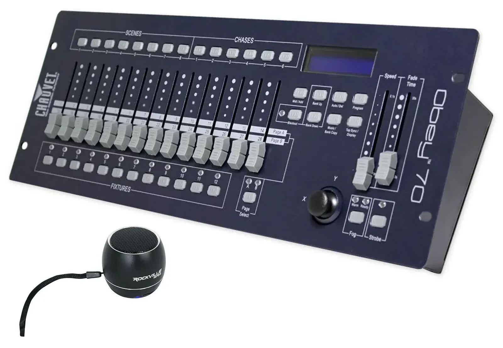 DMX-пульт Chauvet DJ OBEY70 с Bluetooth-колонкой