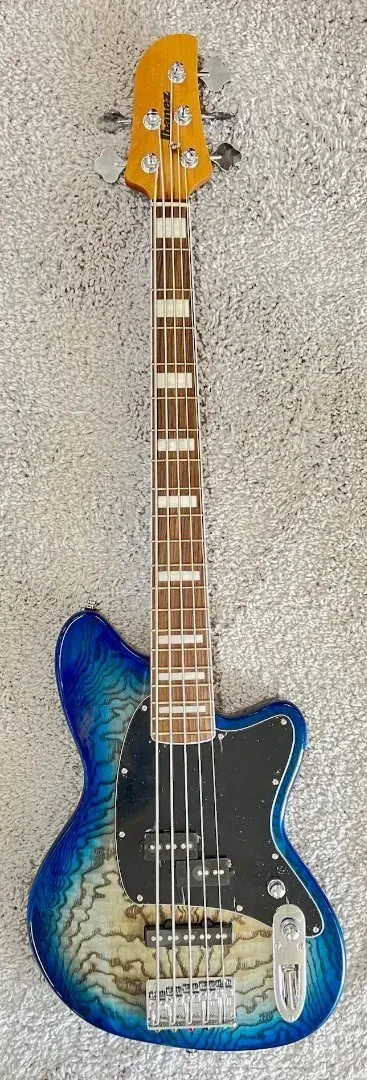Ibanez Talman TMB405TACBS Cosmic Blue Starburst 5-String Electric Bass Guitar