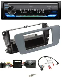 JVC Bluetooth DAB USB Lenkrad Autoradio für Seat Ibiza conemaragrau