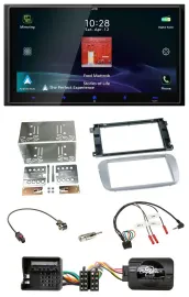 JVC USB Bluetooth 2DIN DAB Lenkrad Autoradio für Ford Mondeo S-Max 07-14 Profi s