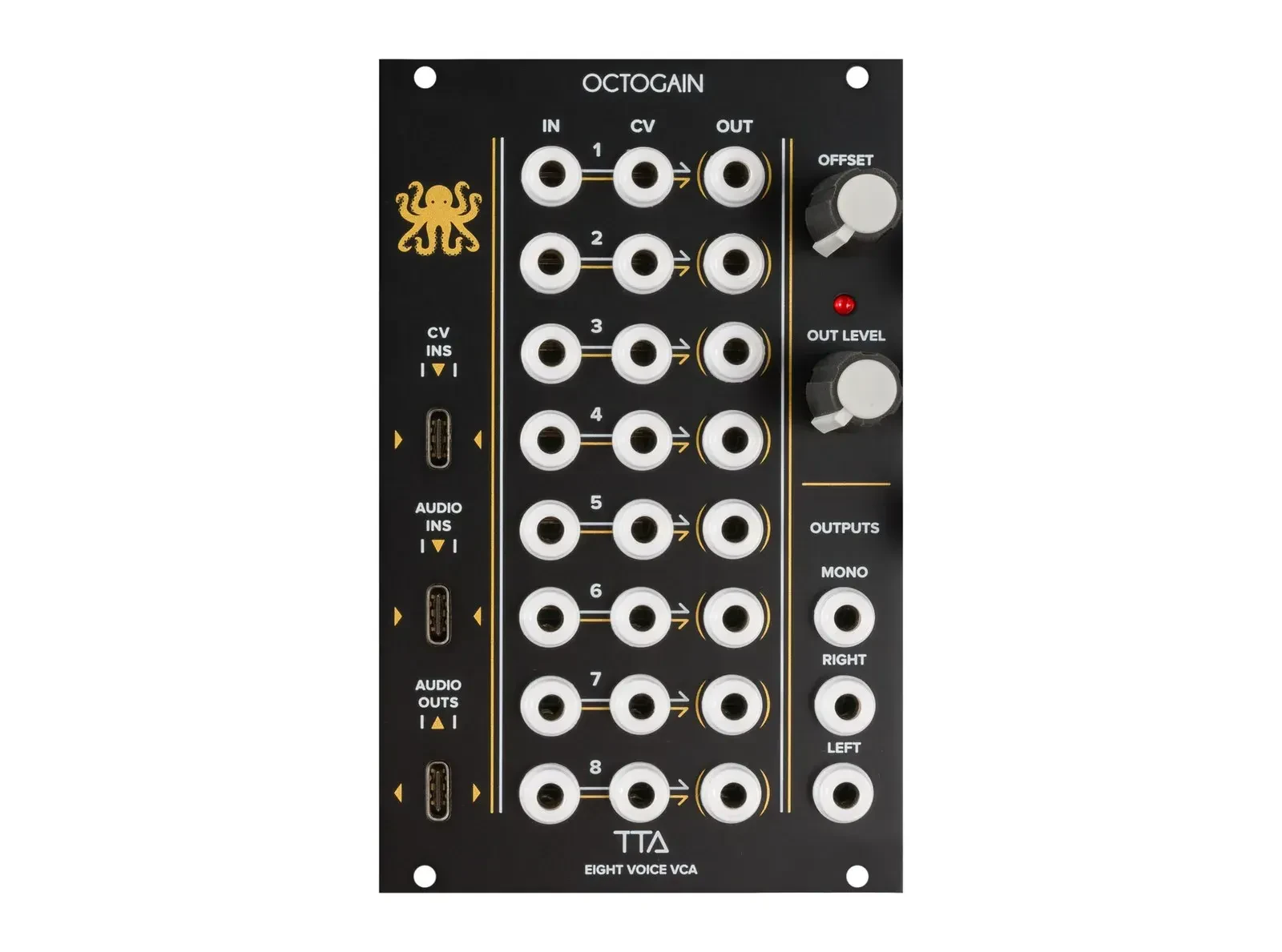 Модульный студийный синтезатор Tiptop Audio Octogain Analog Audio VCA