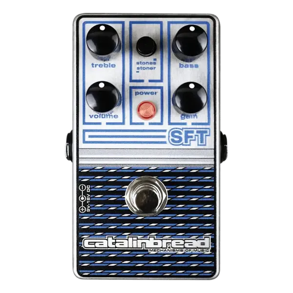 Педаль эффектов для электрогитары Catalinbread SFT Bass or Guitar Overdrive (Ampeg Amp Emulation)  Pedal