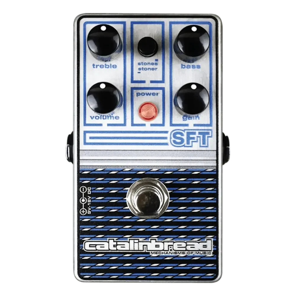 Педаль эффектов для электрогитары Catalinbread SFT Bass or Guitar Overdrive (Ampeg Amp Emulation)  Pedal