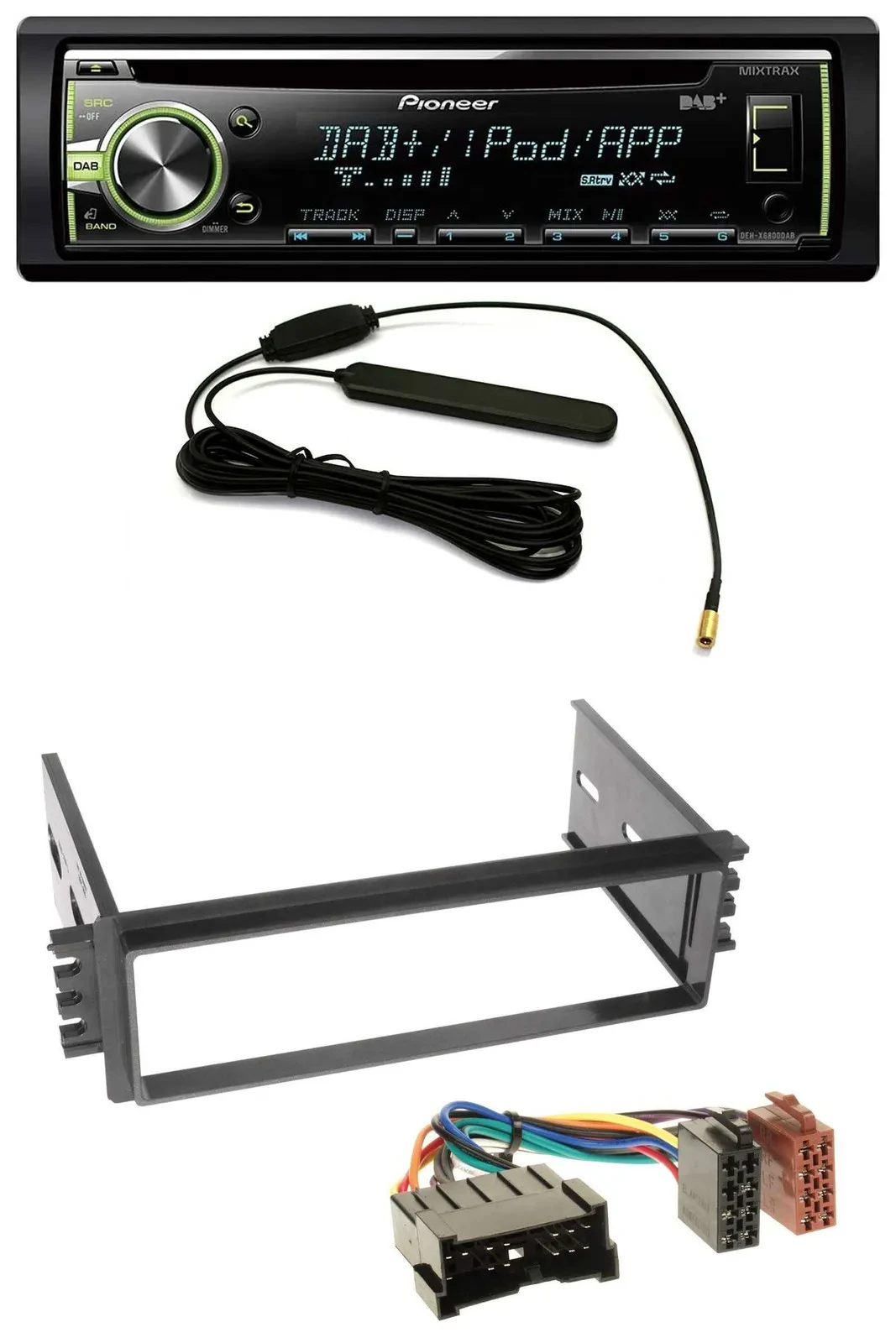 Pioneer MP3 USB CD DAB AUX Autoradio für Hyundai Accent (2002-2005)