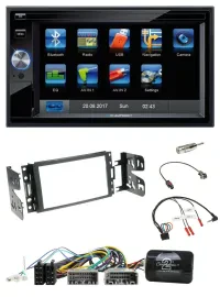 Blaupunkt 2DIN Bluetooth TMC USB Lenkrad SD Navigation für Jeep Grand Cherokee 2