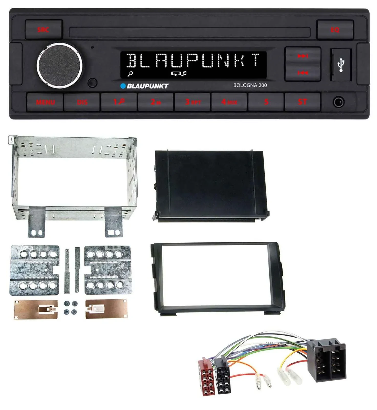 Blaupunkt MP3 AUX USB 1DIN Autoradio für Kia Ceed 09-12 proCeed 11-13