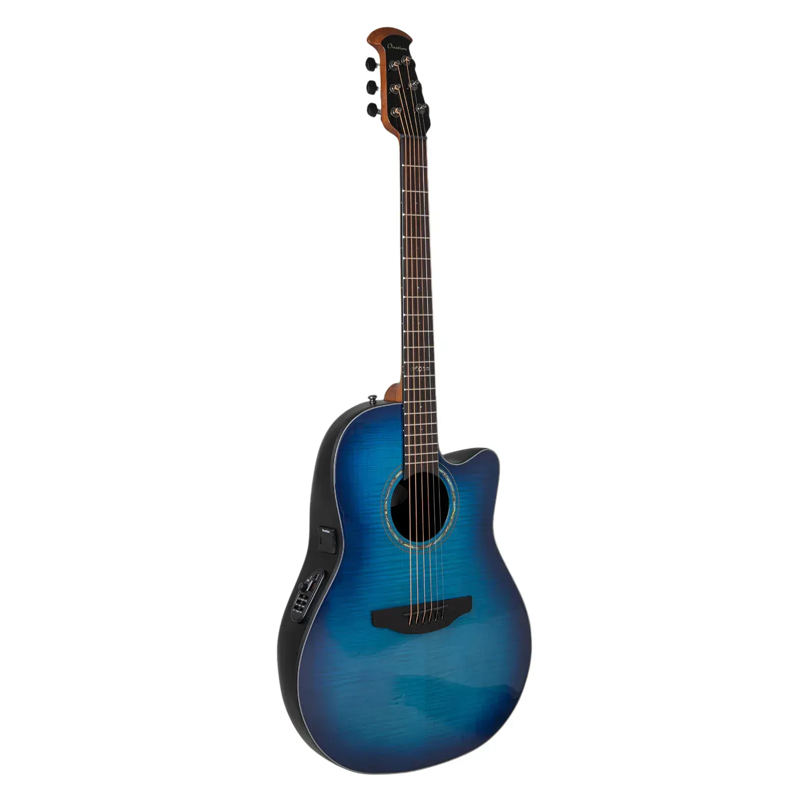 Электроакустическая гитара Ovation CS24P Celebrity Standard Plus Blue Flamed Maple