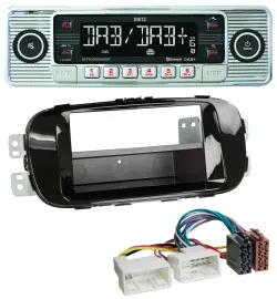 Dietz Bluetooth MP3 DAB USB Autoradio für Kia Soul PS ab 14 piano-schwarz