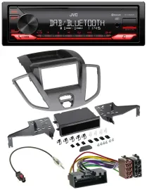 Автомагнитола для Ford Transit V363 (2014–2018) JVC Bluetooth, USB, DAB, MP3