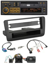 Автомагнитола для Audi A1 Pioneer DAB USB Bluetooth с поддержкой управления на руле (с 2010)