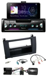 Pioneer USB Lenkrad Bluetooth DAB Autoradio für Mercedes SLK R171 2004-2011