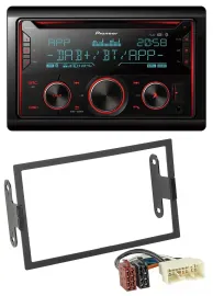 Автомагнитола для Nissan Xterra 2000–2004 Pioneer 2DIN, DAB, Bluetooth, USB, CD, MP3