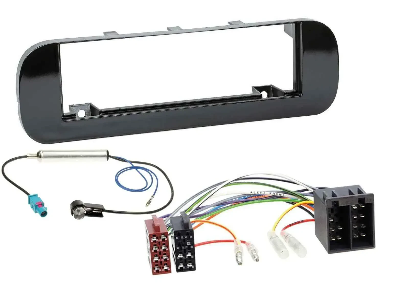 Radioeinbauset DIN Autoradio für Fiat Panda (ab 2012) - glänzend