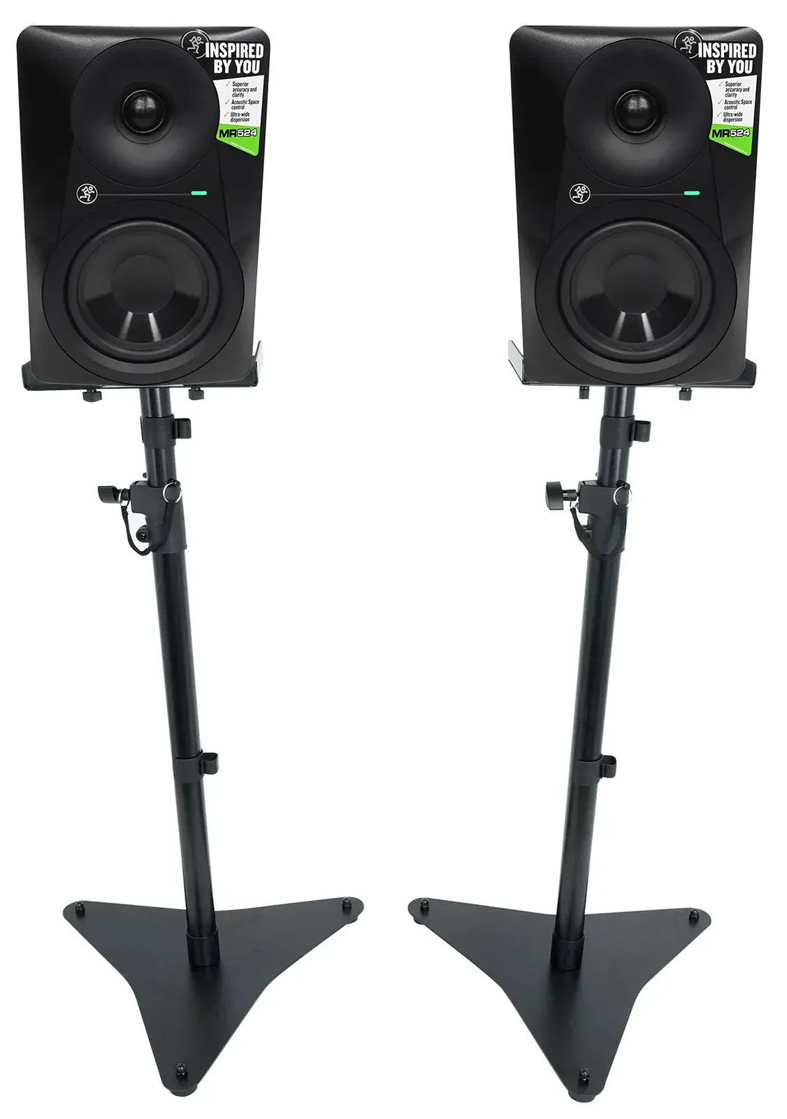 Активный студийный монитор Mackie MR524 Black со стойкой (пара)