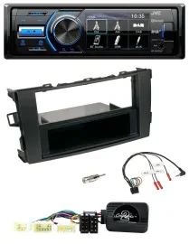 JVC Bluetooth Lenkrad USB DAB Autoradio für Toyota Auris 2007-2011 schwarz