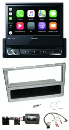 Pioneer DVD Bluetooth DAB USB Lenkrad Autoradio für Opel Corsa C 2000-2004 silbe