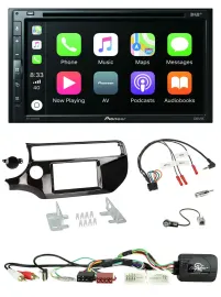 Pioneer DVD 2DIN Lenkrad DAB Bluetooth USB Autoradio für Kia Rio UB ab 2015 pian
