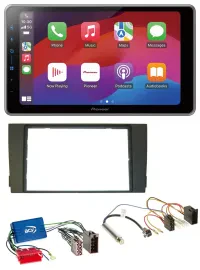 Pioneer MP3 USB DAB Bluetooth 2DIN Autoradio für Audi A6 C5 01-05 Aktivsystem Mi