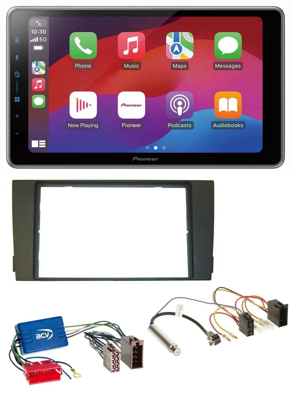 Pioneer MP3 USB DAB Bluetooth 2DIN Autoradio für Audi A6 C5 01-05 Aktivsystem Mi