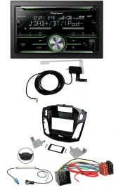 Автомагнитола для Ford Focus (с 2018) Pioneer 2DIN CD/USB/MP3, Bluetooth, DAB, черная