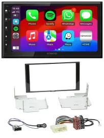 Kenwood MP3 USB DAB 2DIN Bluetooth Autoradio für Nissan Micra Note ab 2013