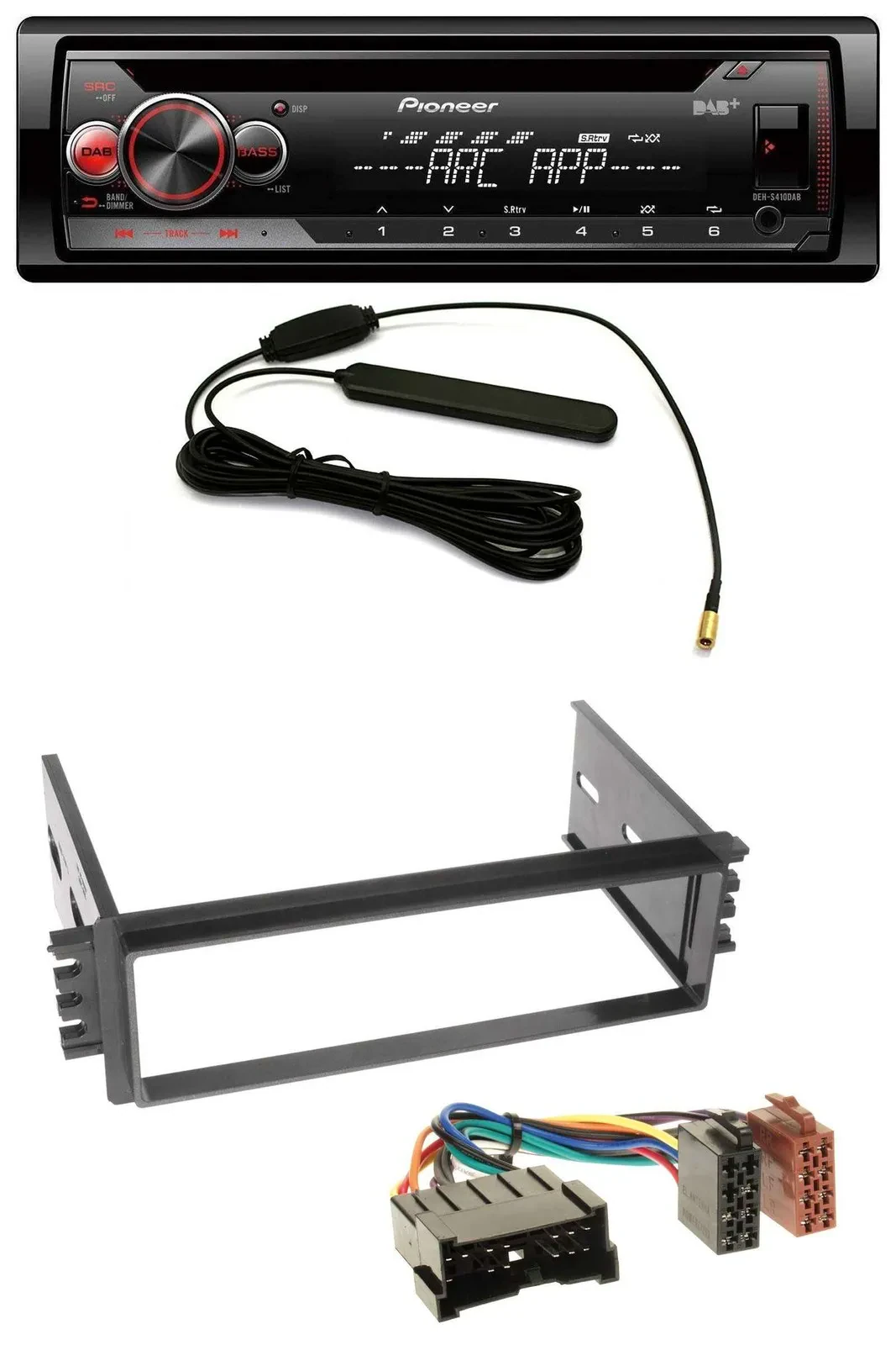 Pioneer CD USB AUX DAB MP3 Autoradio für Hyundai Accent (2002-2005)