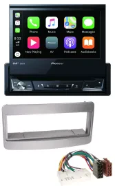 Pioneer DVD Bluetooth DAB USB MP3 Autoradio für Toyota Celica MR2 dunkelsilber