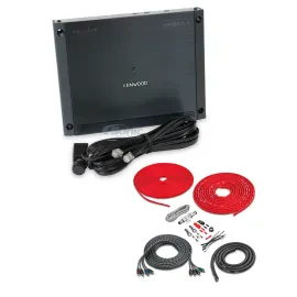 Kenwood eXcelon XR601-1 600W RMS Class-D Monoblock Amp + Amp Kit
