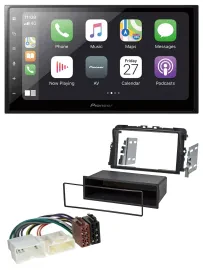Pioneer MP3 Bluetooth DAB 2DIN USB Autoradio für Opel Vivaro (2011-2015)