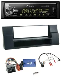 Pioneer Bluetooth USB DAB Lenkrad Autoradio für BMW 5er Ablage Rundpin