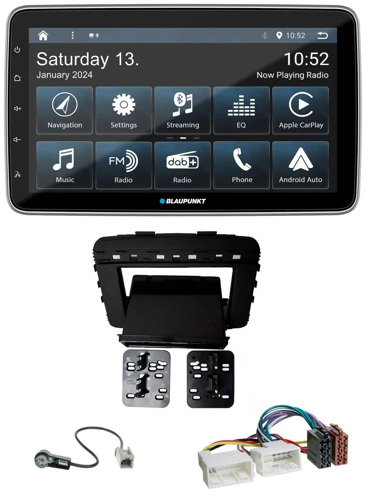Blaupunkt USB DAB SD MP3 Bluetooth Autoradio für Kia Sorento (UM, ab 03/2015)