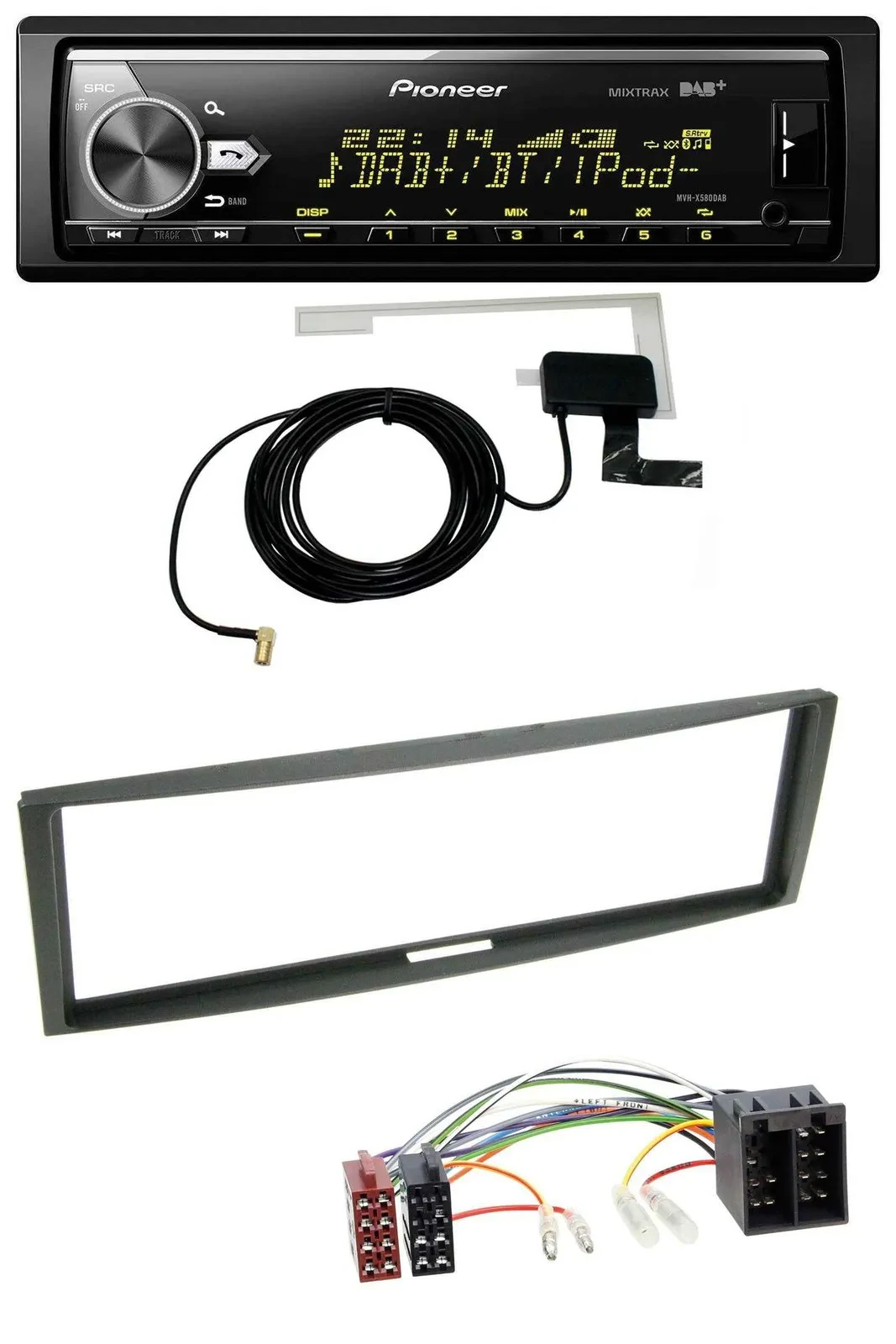 Pioneer Bluetooth DAB USB MP3 Autoradio für Renault Megane Megane Scenic Modus C