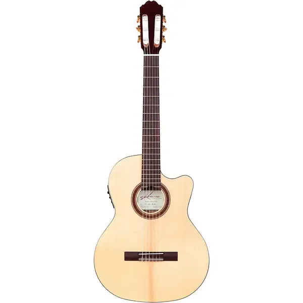 Классическая гитара с подключением Kremona Rondo Thin Line Classical Acoustic-Electric Guitar Natural