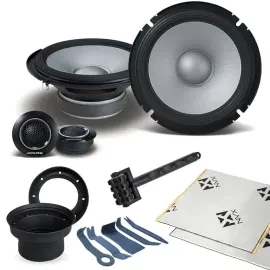 Alpine S2-S65C 160W 6.5" Component Speaker System with Accessories