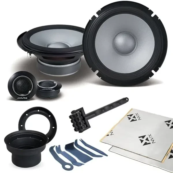 Alpine S2-S65C 160W 6.5" Component Speaker System with Accessories