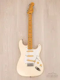 Электрогитара Fender Stratocaster 1957 Vintage Reissue ST57-55 SSS Olympic White w/gigbag Japan 1985