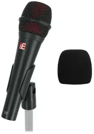 Микрофон sE Electronics V7 Black, динамический, черный, с ветрозащитой WS07