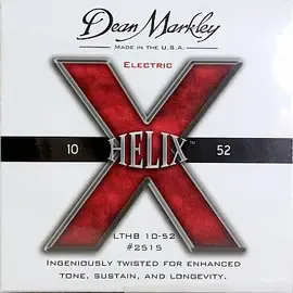Струны для электрогитары Dean Markley 2515 Helix HD Electric LTHB 10-52