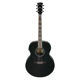 Ibanez AJ70M1E Black High Gloss AE Guitar