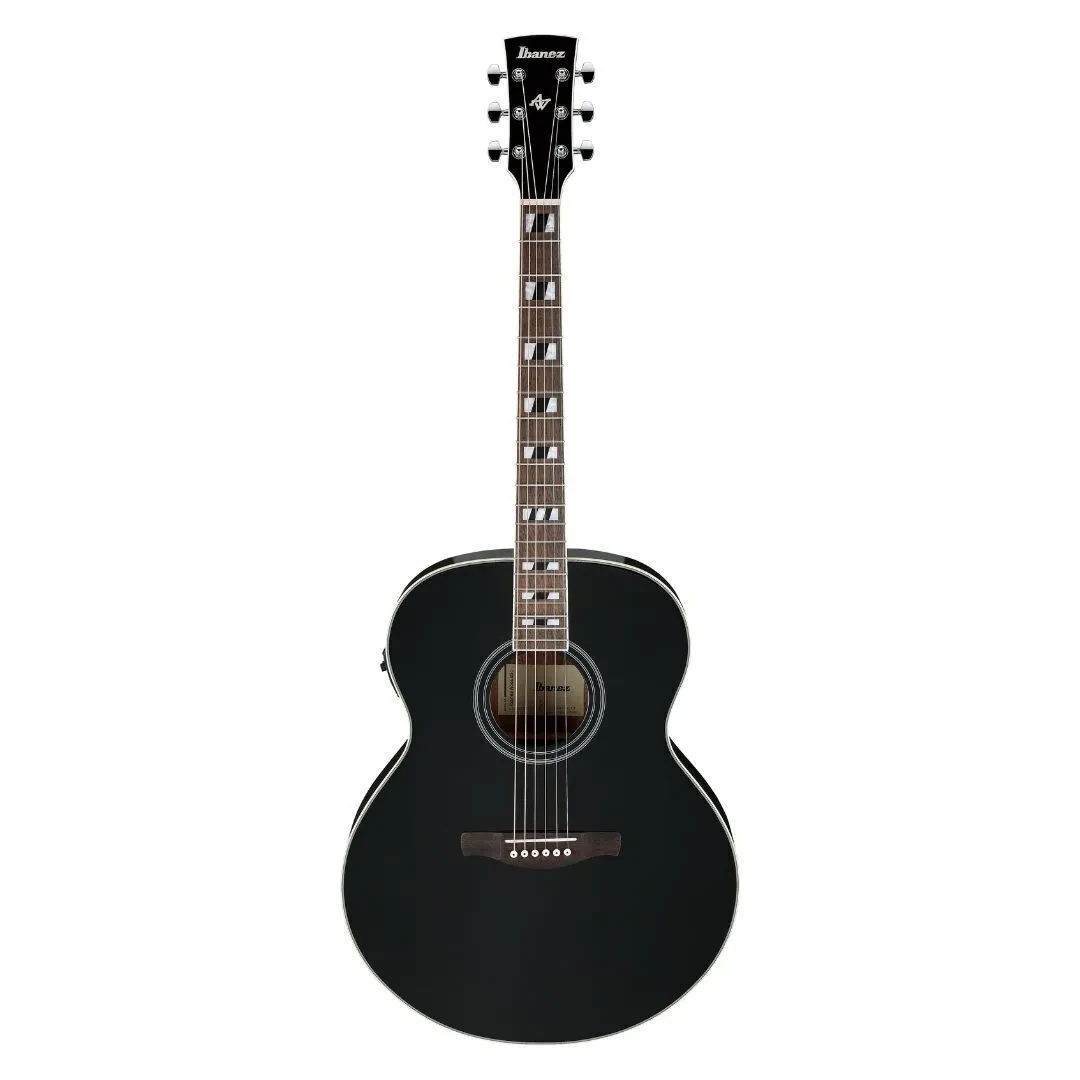 Ibanez AJ70M1E Black High Gloss AE Guitar
