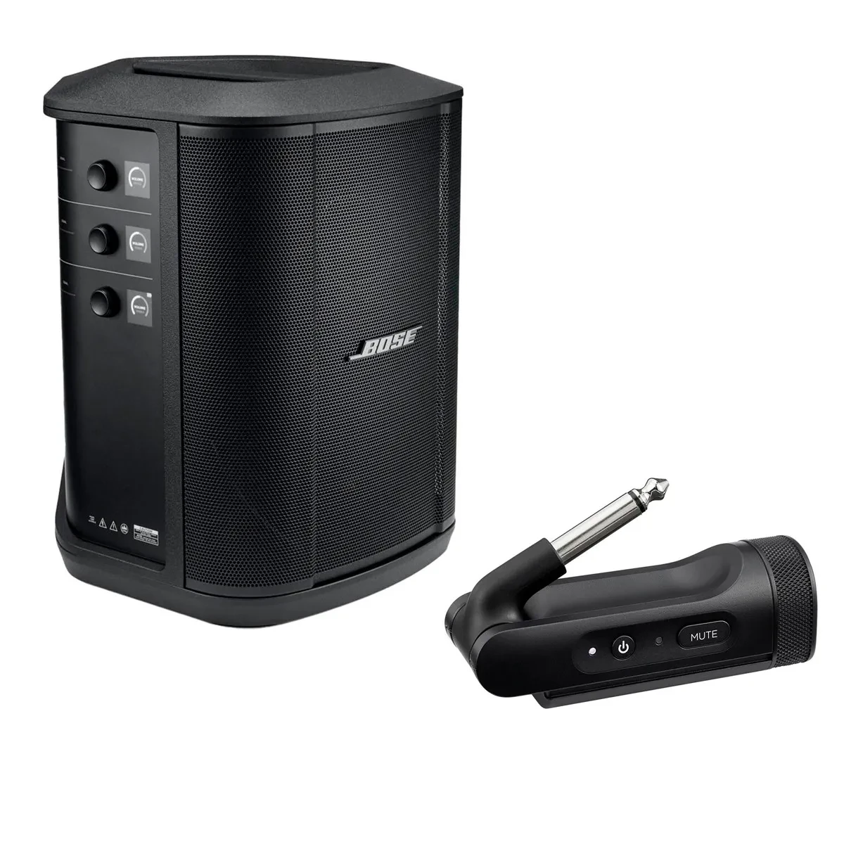Bose S1 Pro+ Portable Wireless PA System with Bluetooth, Black with 1/4" Wireles