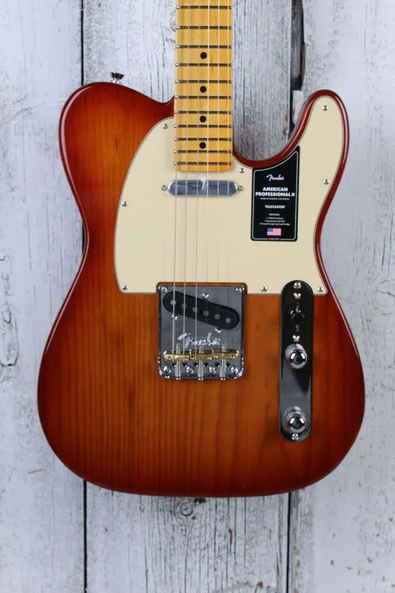 Fender American Professional II Telecaster Electric Guitar with Case and COA