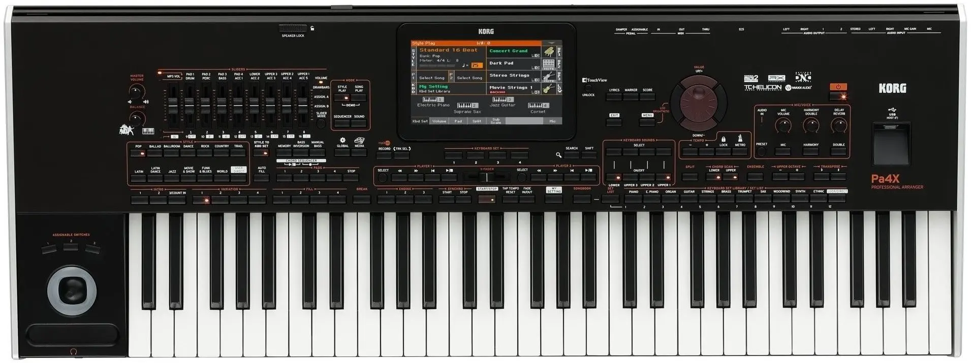 Клавишная рабочая станция Korg Pa4X-61
