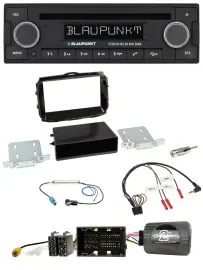 Blaupunkt Lenkrad Bluetooth DAB CD USB Autoradio für Alfa Giulietta 13-21 piano-