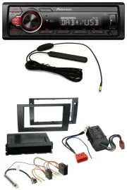 Pioneer MP3 DAB 1DIN AUX USB Autoradio für Audi A4 B6 B7 00-08 Symphony Bose Akt