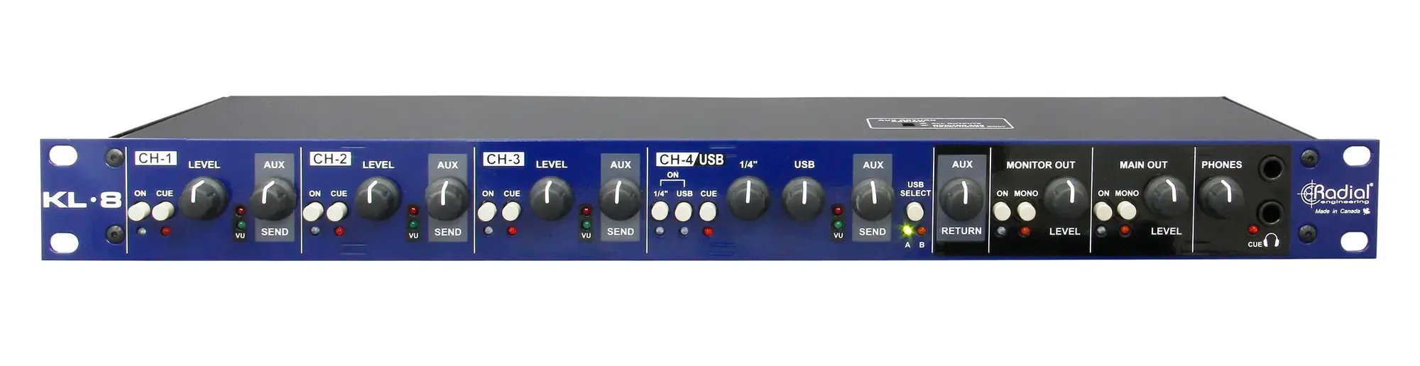 Рэковый микшер Radial Engineering KL-8 Mixing Station