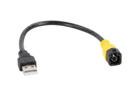 ACV USB Adapter VW diverse Fahrzeuge LVDS gelb USB-A 44-1324-006