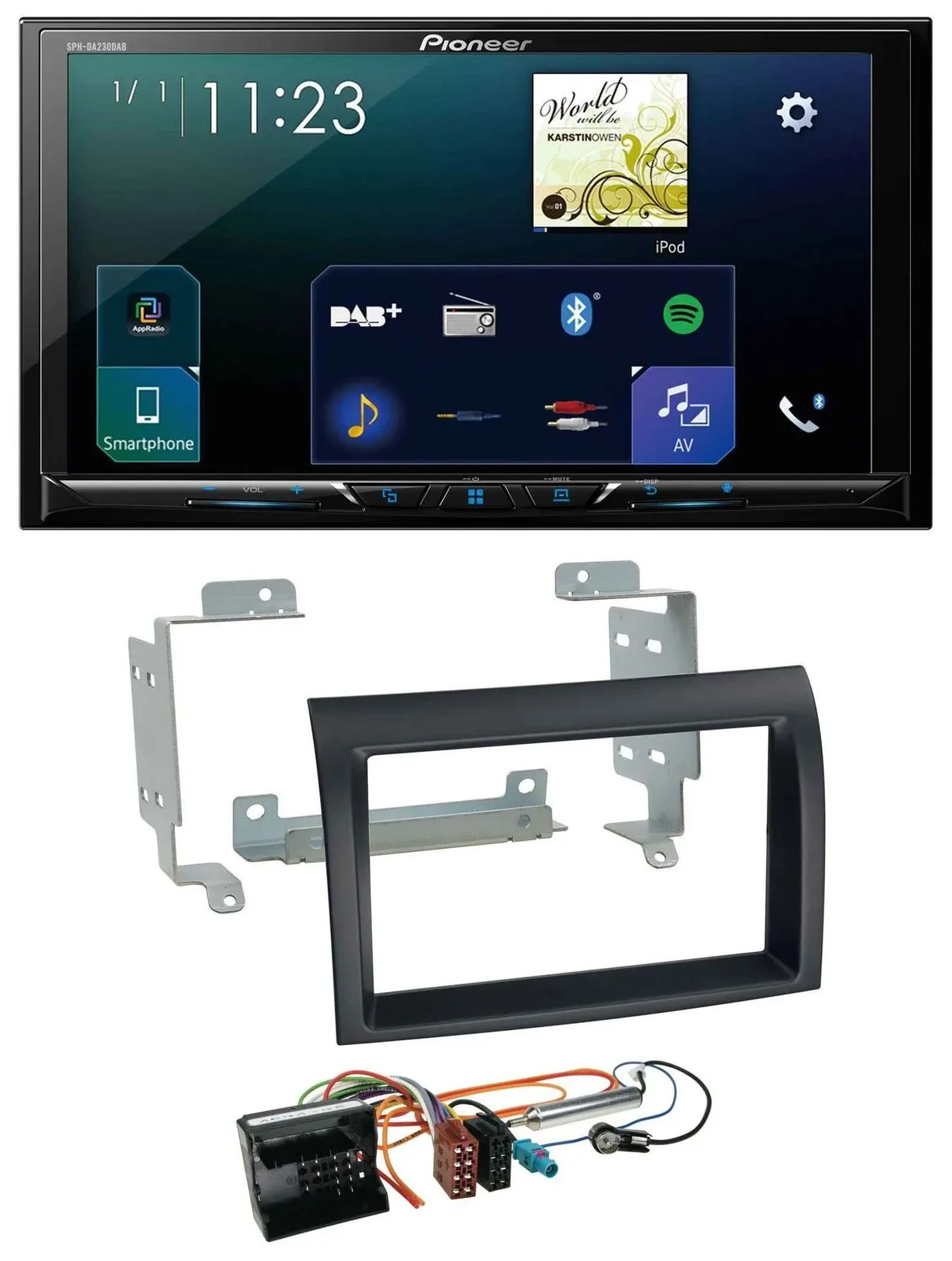 Pioneer MP3 Bluetooth USB 2DIN DAB Autoradio für Citroen Jumper Profi 06-11