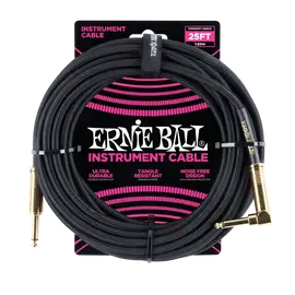 Инструментальный кабель Ernie Ball 6058 7.5м Braided Black
